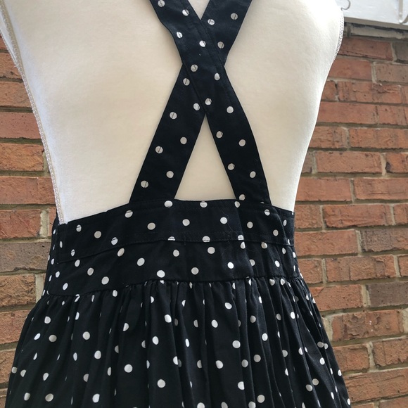 Polka dot overall dress - Picture 3 of 8
